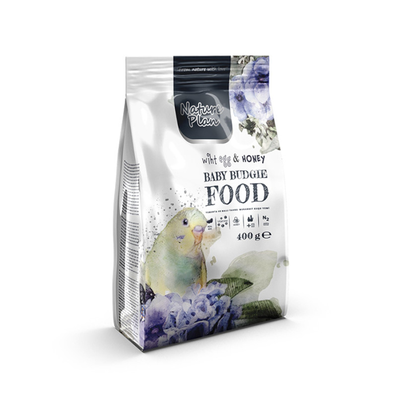 NATURE PLAN YAVRU MUHABBET YEMİ YUMURTALI BALLI  400 GR - 18'Lİ .6